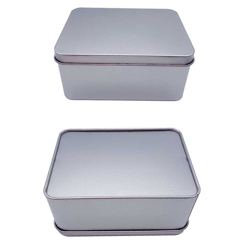 Ikkuna Square Metal Box Storage Tin Box 125 * 90 * 60mm